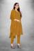 Picture of Admirable Organza Chocolate Straight Cut Salwar Kameez