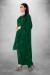 Picture of Organza Dark Green Straight Cut Salwar Kameez