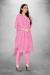 Picture of Organza Light Coral Straight Cut Salwar Kameez