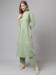 Picture of Cotton Dark Sea Green Readymade Salwar Kameez