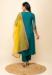 Picture of Pretty Cotton Teal Readymade Salwar Kameez