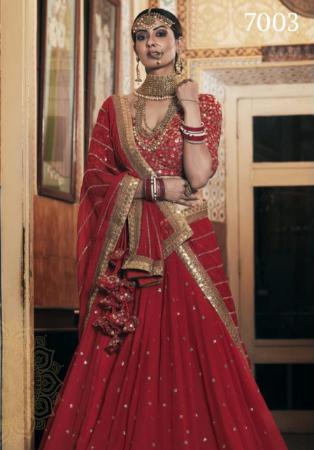 Picture of Resplendent Georgette & Net Brown Lehenga Choli