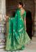 Picture of Ravishing Satin & Silk Teal Saree