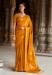 Picture of Graceful Satin & Silk Dark Orange Saree