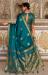 Picture of Ravishing Satin & Silk Teal Saree