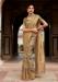 Picture of Well Formed Crepe & Silk Dark Khaki Saree