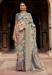 Picture of Nice Crepe & Silk Slate Grey Saree