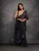 Picture of Ravishing Georgette Dark Slate Grey Saree