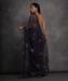 Picture of Ravishing Georgette Dark Slate Grey Saree