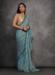 Picture of Charming Georgette Cadet Blue Saree