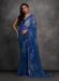 Picture of Resplendent Georgette Midnight Blue Saree