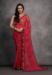 Picture of Shapely Georgette Fire Brick Saree