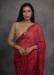 Picture of Shapely Georgette Fire Brick Saree