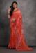 Picture of Splendid Georgette Fire Brick Saree