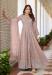 Picture of Georgette Rosy Brown Straight Cut Salwar Kameez