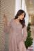 Picture of Georgette Rosy Brown Straight Cut Salwar Kameez