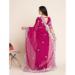 Picture of Sublime Organza Medium Violet Red Saree