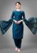 Picture of Excellent Cotton Teal Readymade Salwar Kameez