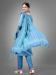 Picture of Cotton Medium Turquoise Readymade Salwar Kameez