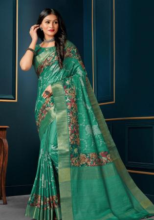 Picture of Taking Silk Sea Green Saree