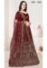 Picture of Alluring Georgette & Net Saddle Brown Lehenga Choli