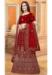 Picture of Shapely Georgette & Net Maroon Lehenga Choli