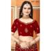 Picture of Shapely Georgette & Net Maroon Lehenga Choli