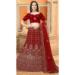 Picture of Shapely Georgette & Net Maroon Lehenga Choli