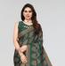 Picture of Elegant Chiffon & Georgette Sea Green Saree