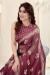 Picture of Well Formed Chiffon & Georgette Brown Saree