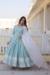 Picture of Admirable Georgette Light Steel Blue Readymade Gown