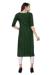 Picture of Well Formed Cotton Forest Green Kurtis & Tunic