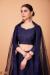 Picture of Well Formed Silk Midnight Blue Lehenga Choli