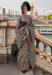 Picture of Gorgeous Organza Dim Gray Saree