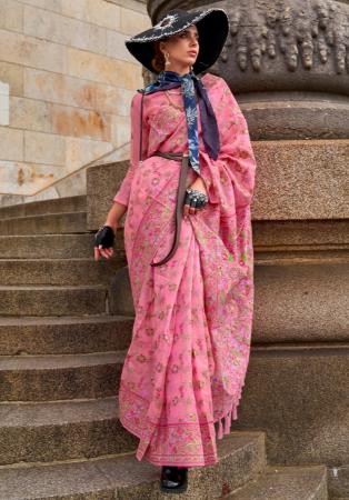 Picture of Marvelous Organza Light Coral Saree