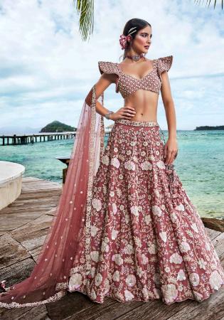 Picture of Sublime Net & Organza Sienna Lehenga Choli