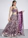 Picture of Amazing Net & Organza Maroon Lehenga Choli