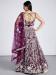 Picture of Amazing Net & Organza Maroon Lehenga Choli