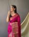 Picture of Splendid Silk Hot Pink Saree