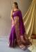 Picture of Magnificent Silk Purple Saree