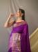 Picture of Magnificent Silk Purple Saree