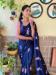 Picture of Sublime Georgette Navy Blue Saree