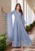 Picture of Georgette Light Slate Grey Anarkali Salwar Kameez