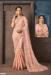 Picture of Shapely Georgette & Silk Pale Golden Rod Saree