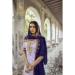 Picture of Georgette Dark Sea Green Straight Cut Salwar Kameez