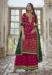 Picture of Georgette Dark Green Straight Cut Salwar Kameez