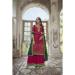 Picture of Georgette Dark Green Straight Cut Salwar Kameez