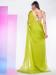 Picture of Sublime Georgette Yellow Green Saree