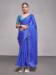 Picture of Superb Georgette Dark Slate Blue Saree