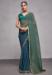 Picture of Elegant Georgette Sea Green Saree